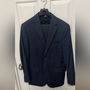 Men’s Navy Blue Joseph A. Bank Travelers 2 Piece Suit 42L
